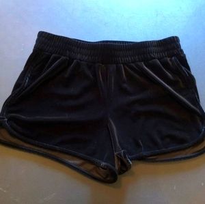velvet shorts